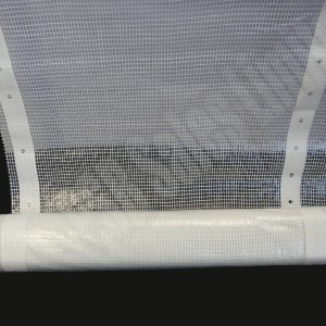 Scaffold Sheeting Clear/White Plastic Sheeting 2m x 45m