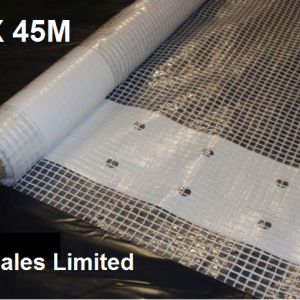 Scaffold Sheeting Clear/White Plastic Sheeting 3m x 45m